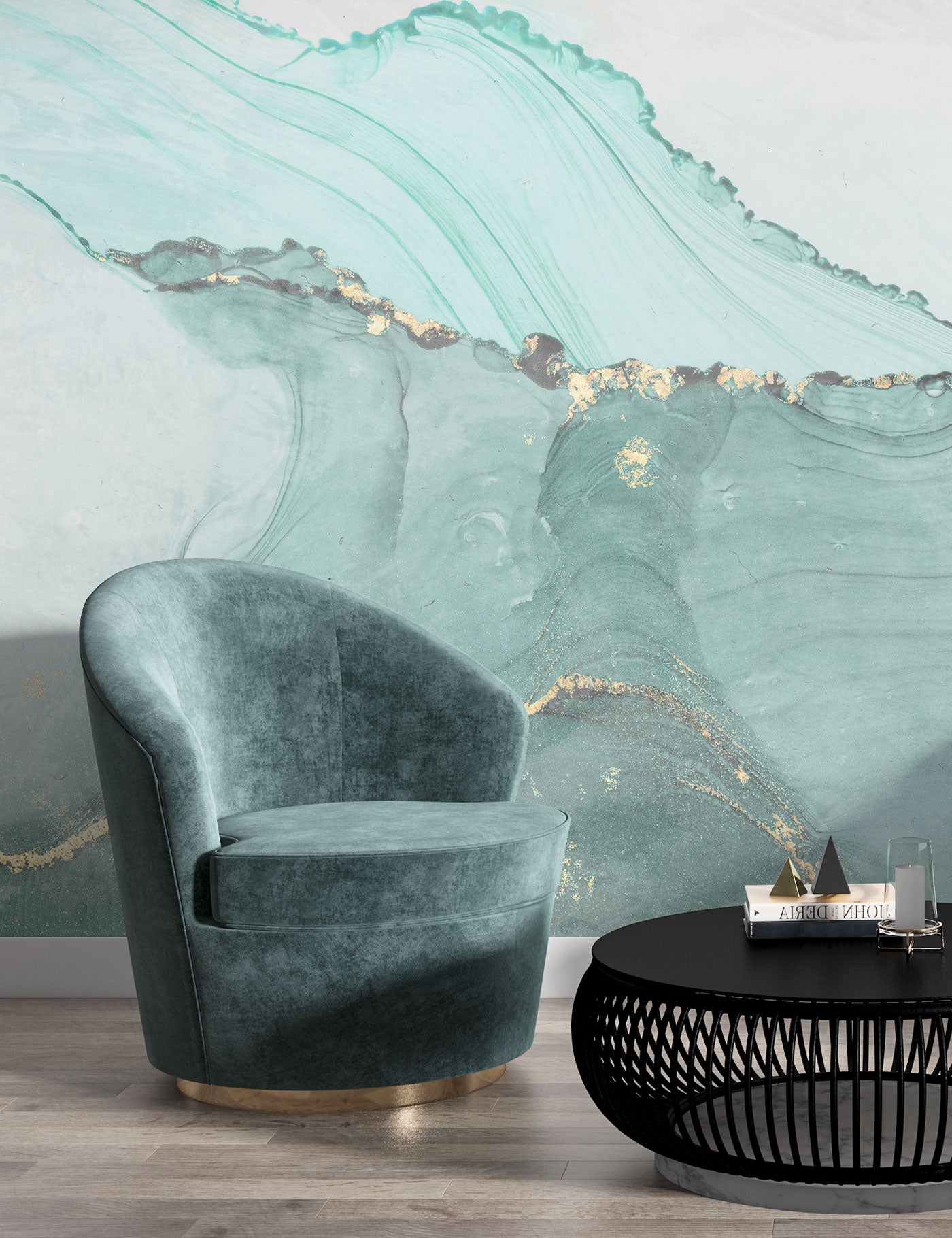 Aqua Marble Wallpaper