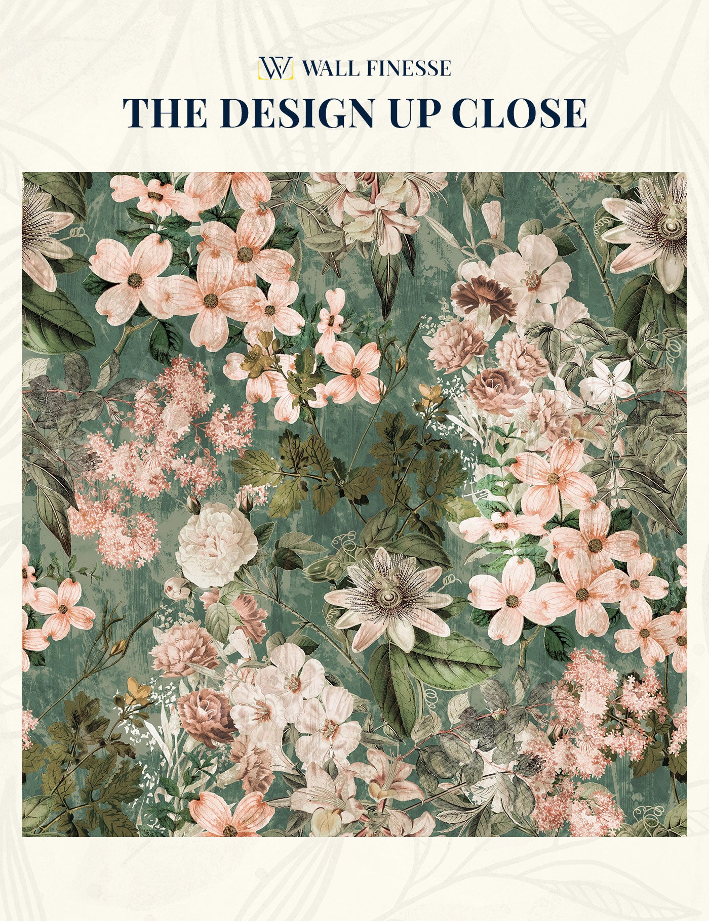 Antique Petals Wallpaper