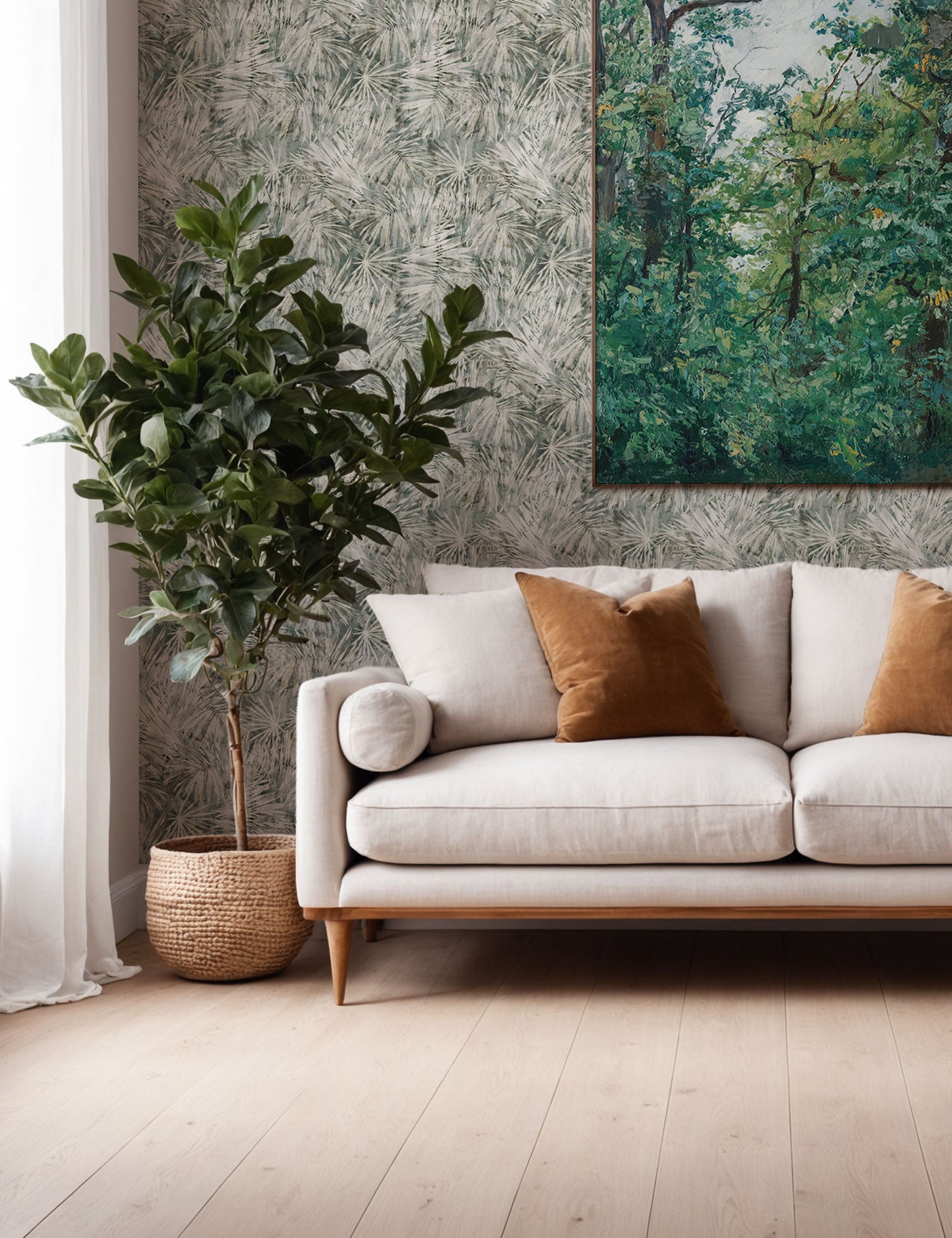 Faded Jungle Wallpaper