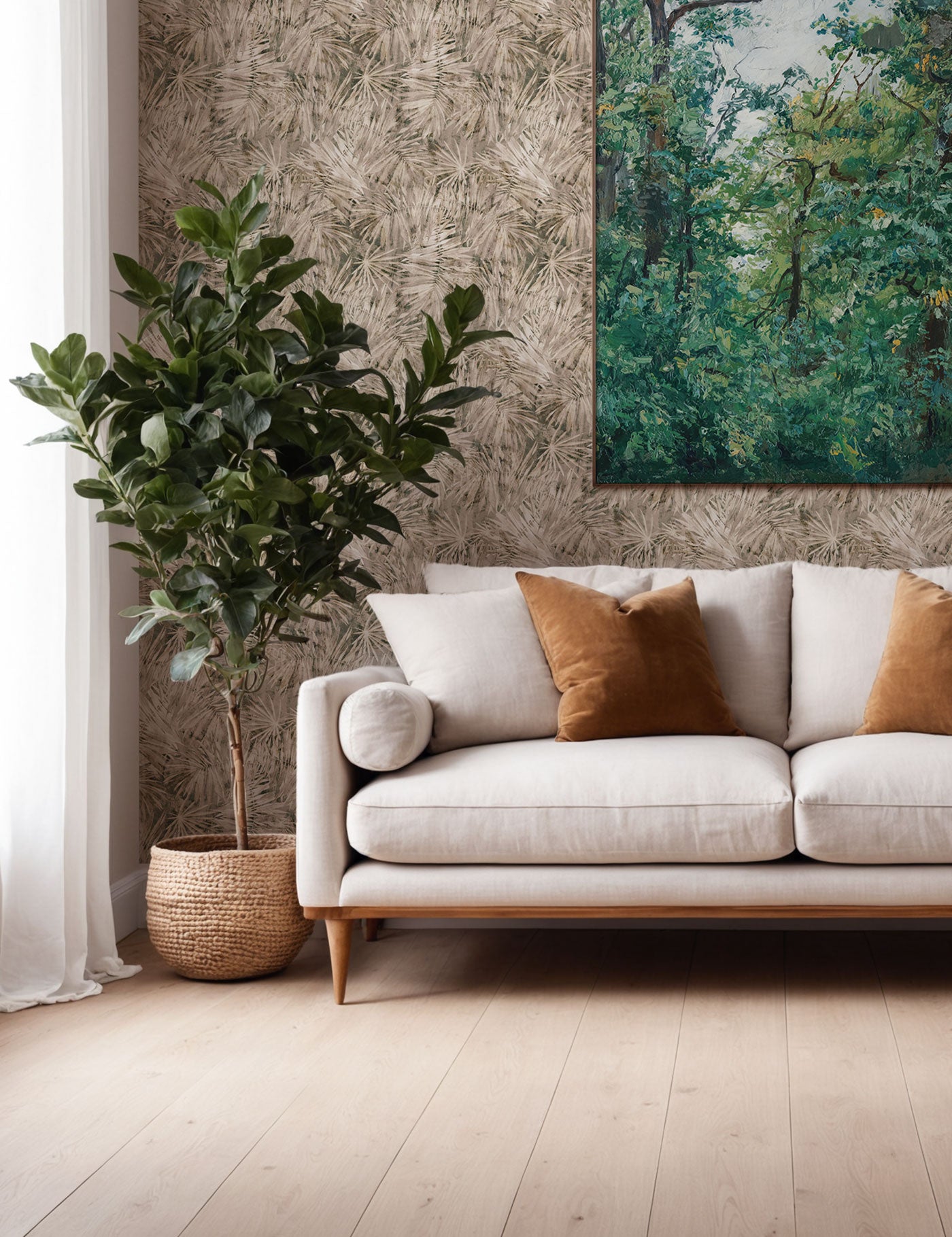 Faded Jungle Wallpaper