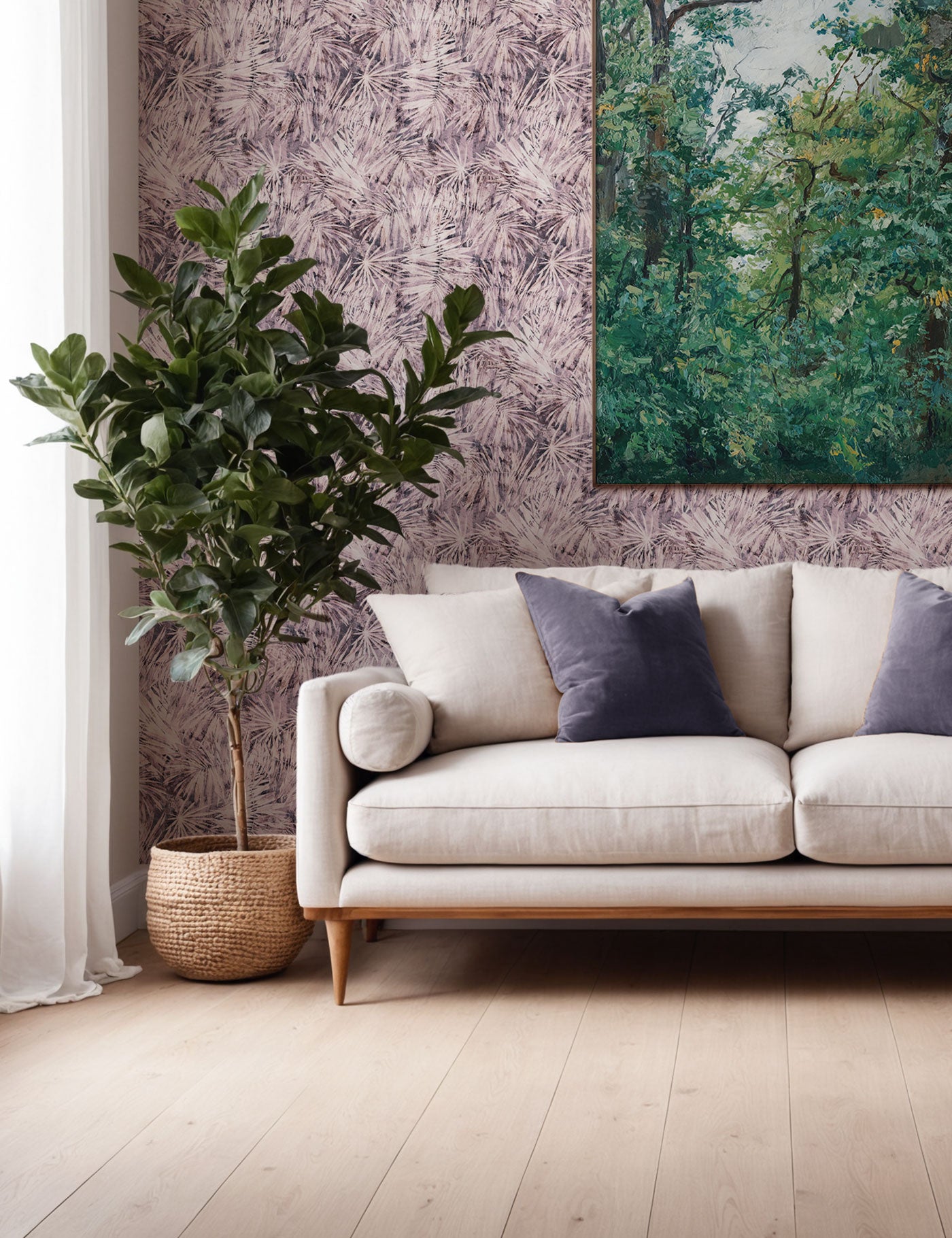 Faded Jungle Wallpaper