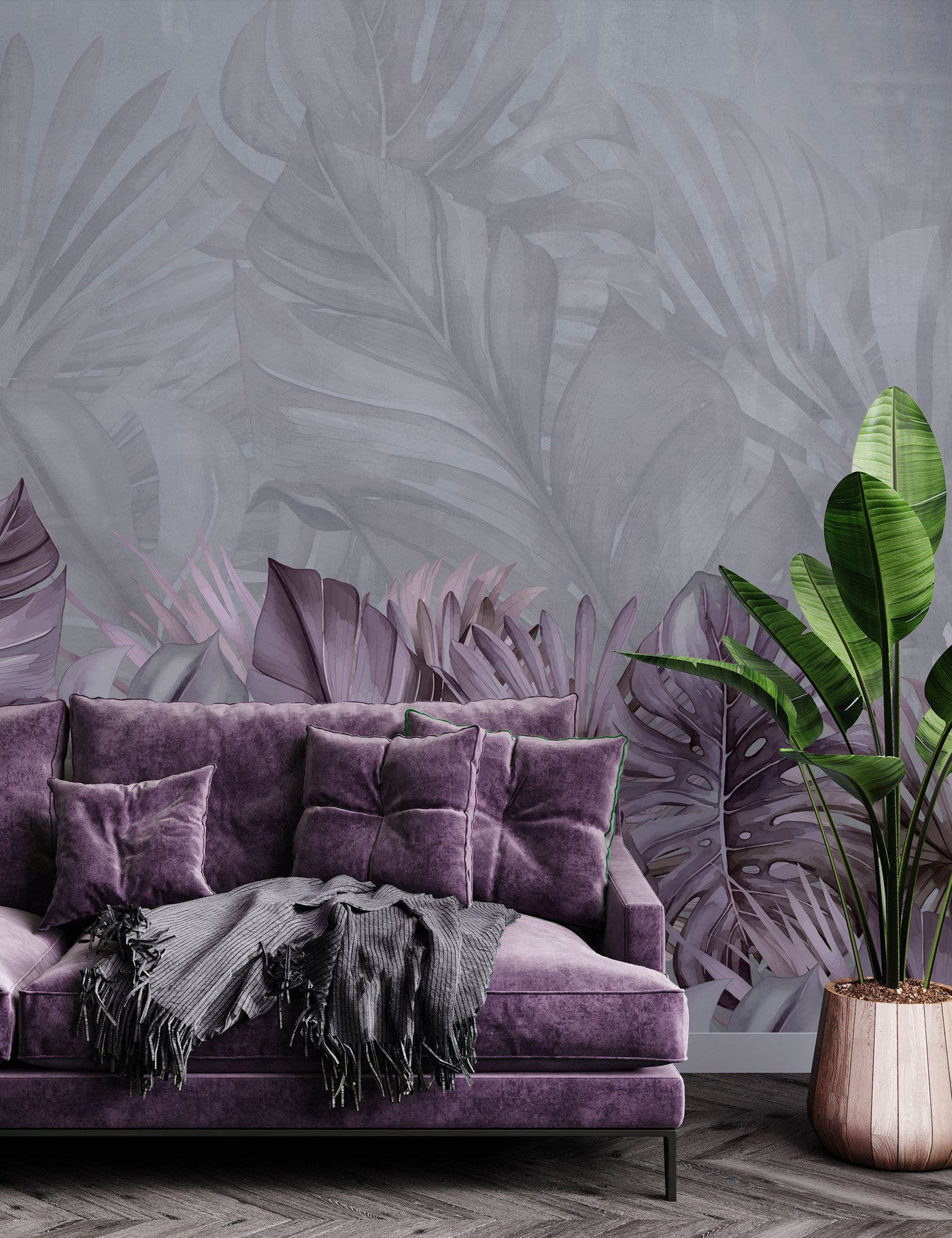 Leafy Tranquility Wallpaper