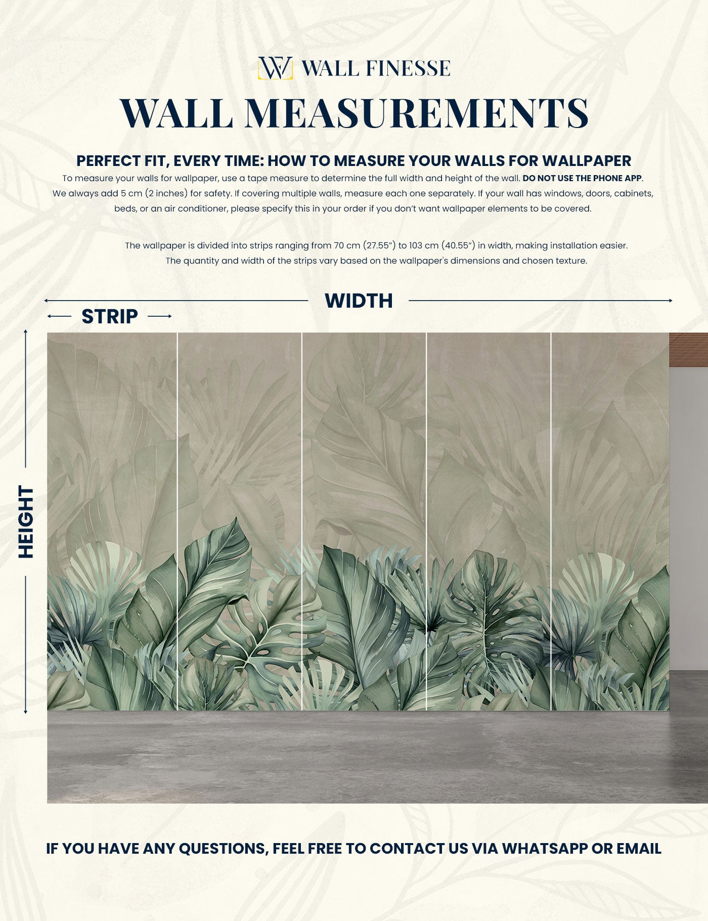 Leafy Tranquility Wallpaper