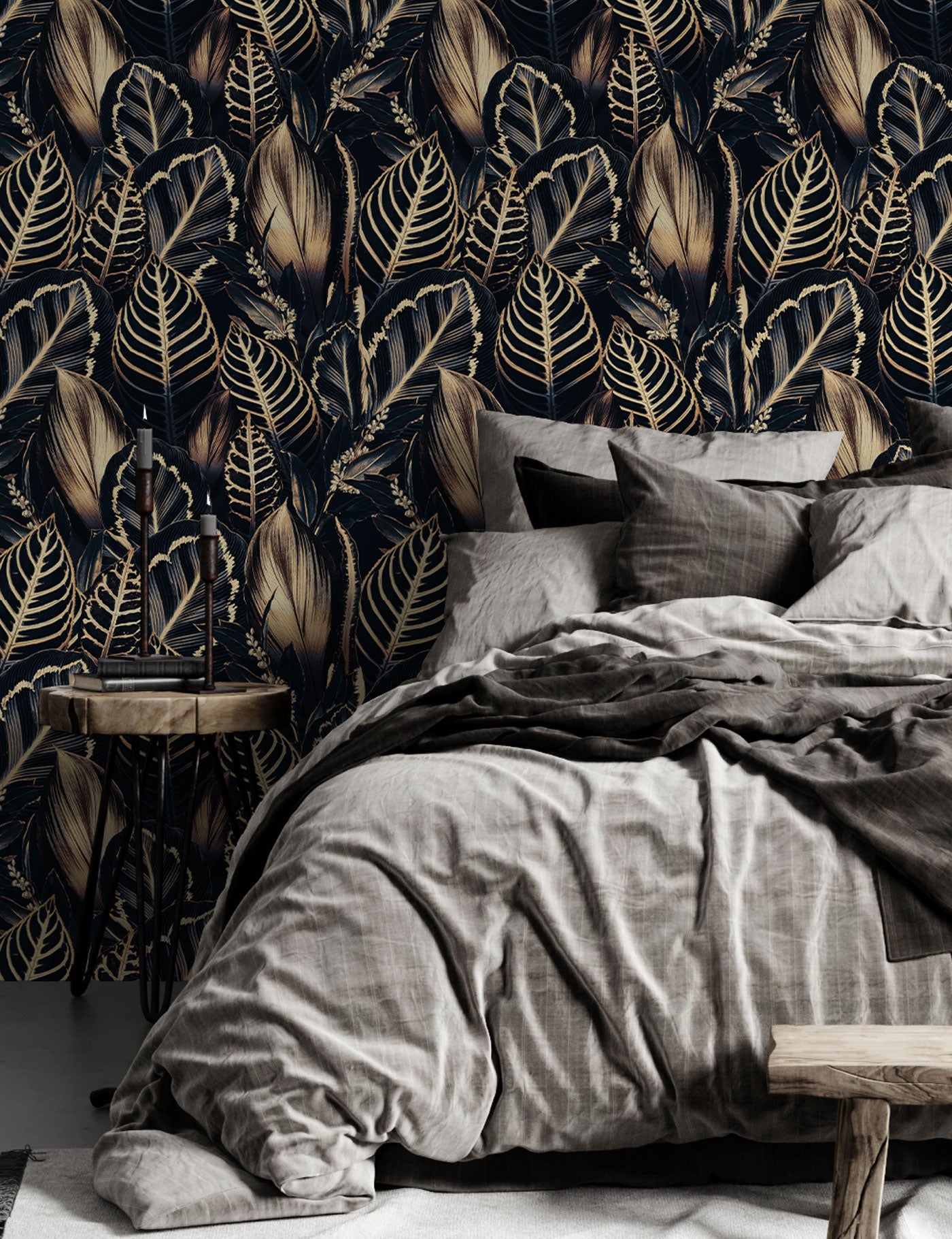 Midnight Tropics Wallpaper