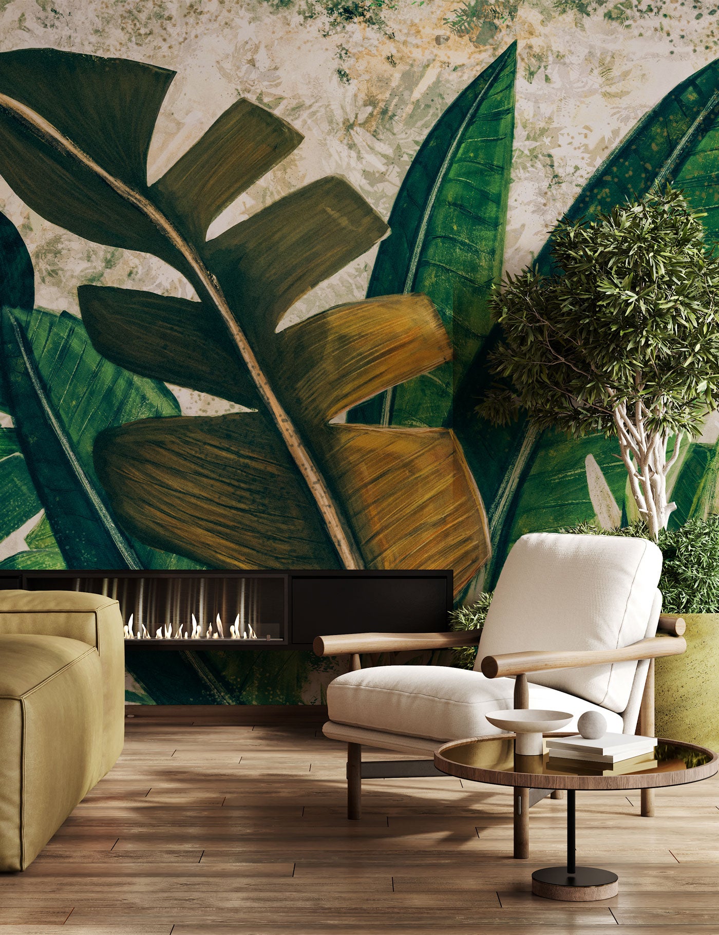 MIghty Leaves Wallpaper