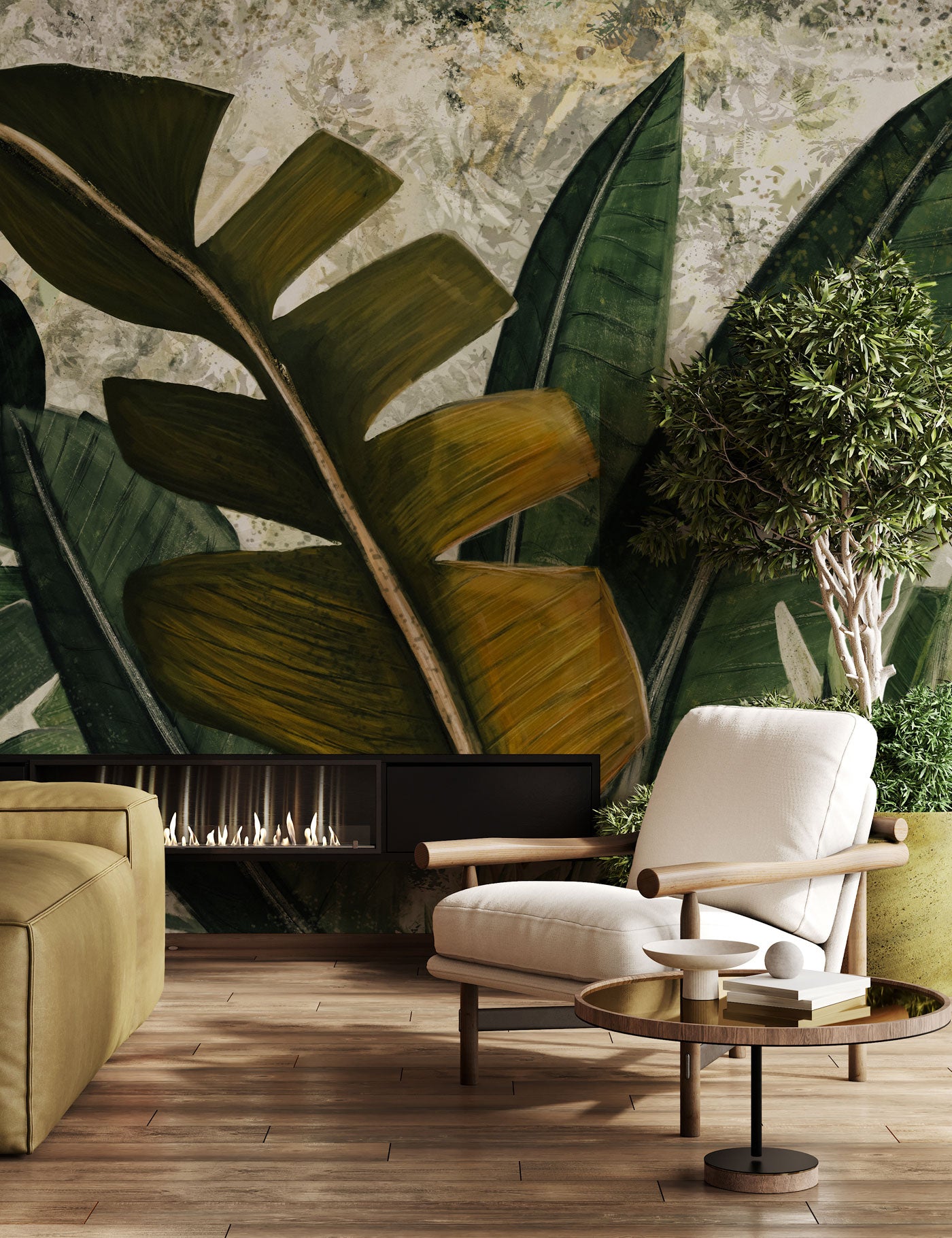 MIghty Leaves Wallpaper