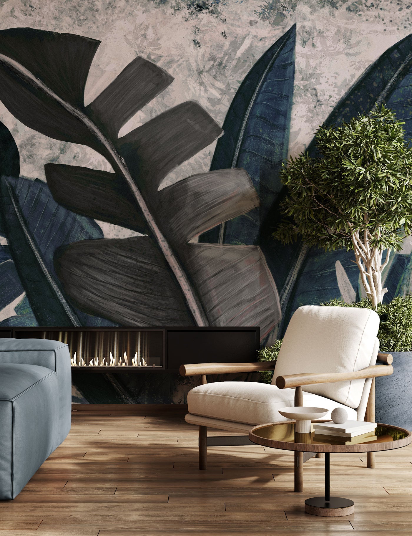 MIghty Leaves Wallpaper