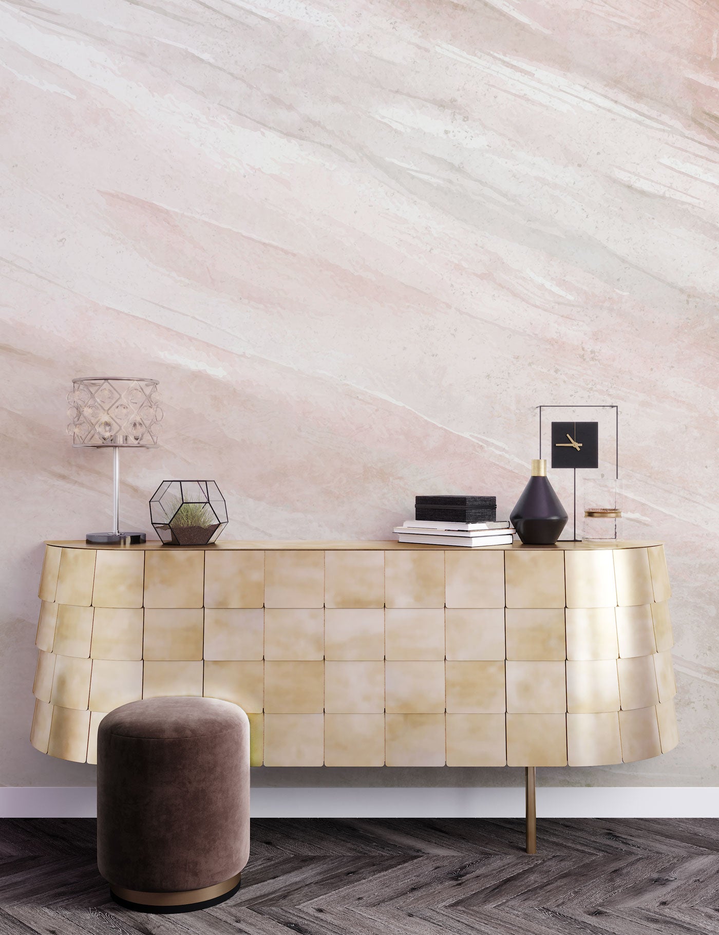 Soft Veil Marble Wallpaper