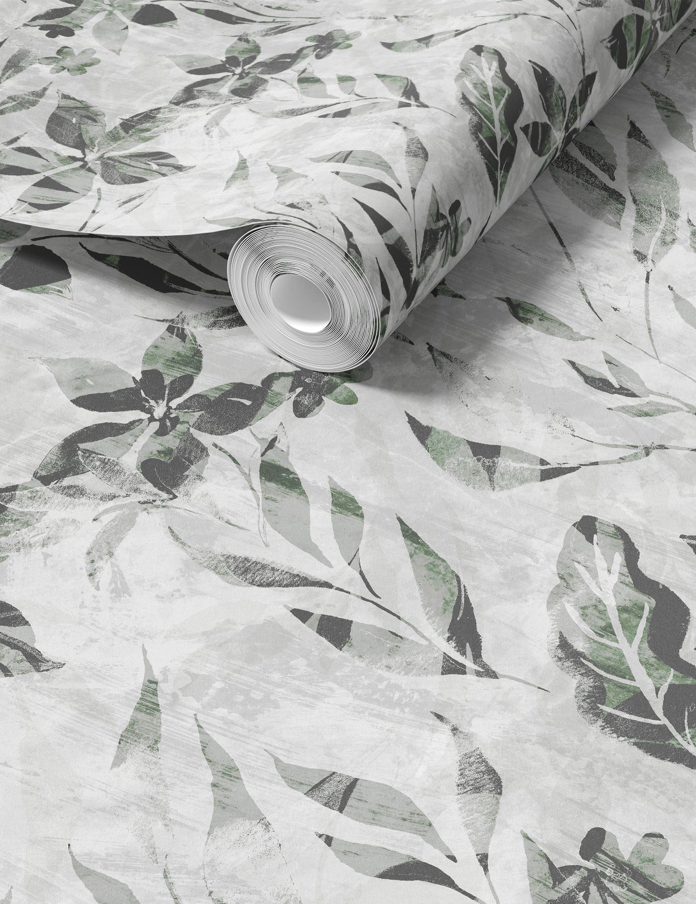 Muted Leaves Wallpaper